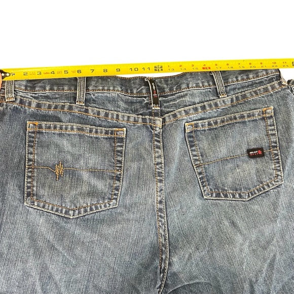 Ariat Jeans Mens W44 Blue Denim 44X32 M3 Loose FR Flame Resistant Western Cowboy - Picture 14 of 16